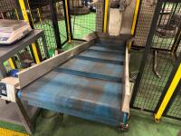 2020 AIM CNC wire bending machine, wire feeder, and AIM conveyor C24 - 16