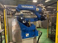 Yaskawa Motoman industrial robot arm, And Yaskawa Motoman YRC1000/GP12 industrial robot controller cabinet/ remote