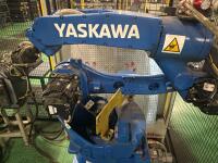 Yaskawa Motoman industrial robot arm, And Yaskawa Motoman YRC1000/GP12 industrial robot controller cabinet/ remote - 5