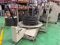 2020 AIM CNC Wire Bender, Model AFM-3D8SD, AIM Wire feeder, AIM Conveyor C48 - 17