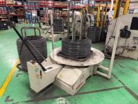 2021 AIM CNC wire bending machine, wire feeder, and AIM conveyor C48 - 12