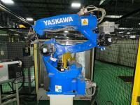 Yaskawa Motoman industrial robot arm, And Yaskawa Motoman YRC1000/GP12 industrial robot controller cabinet/ remote