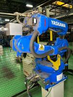 Yaskawa Motoman industrial robot arm, And Yaskawa Motoman YRC1000/GP12 industrial robot controller cabinet/ remote - 3