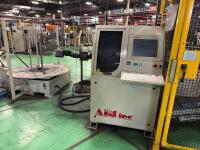 2021 AIM CNC wire bending machine, wire feeder, and AIM conveyor C24