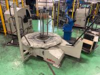 2021 AIM CNC wire bending machine, wire feeder, and AIM conveyor C24 - 12