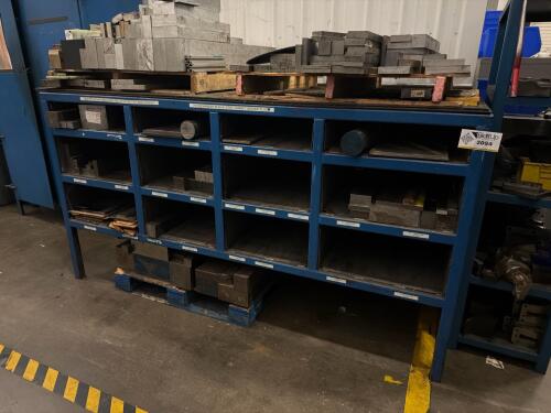 Steel frame storage shelf