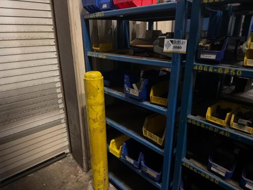 Steel frame storage shelf (Contents not included)