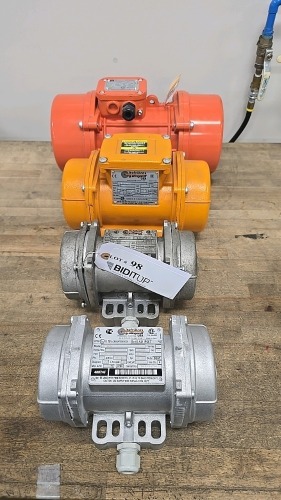 (4) Assorted Rotary Electric Vibrators 953/653/205 lbs Force