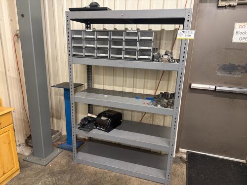 Metal storage rack