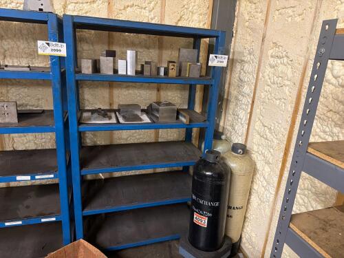 Steel frame storage shelf