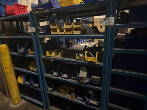 Steel frame storage shelf (Contents not included)