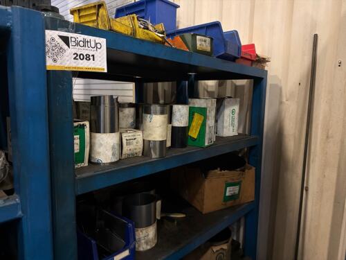 Steel frame storage shelf (Contents not included)