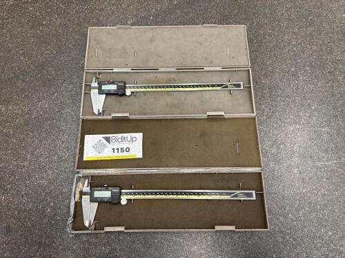 (2) Mitutoyo 500‑193 Absolute Digimatic Caliper, 0&ndash;12&rdquo;