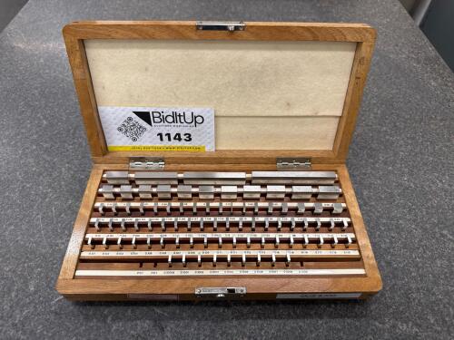 Kuroda No. 10013 Gage Block Set, 0.10005&rdquo;&ndash;4&rdquo;