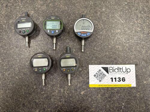 (5) Mitutoyo Digital Indicators