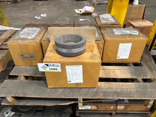 Pallet of International Abrasives 8&rdquo; x 3&rdquo; x 3.3&rdquo; Grinding Wheels