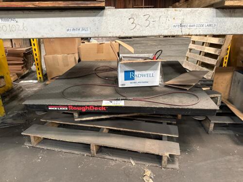 Rice Lake Rough Deck w/ 480 Legend Weighing System Control
