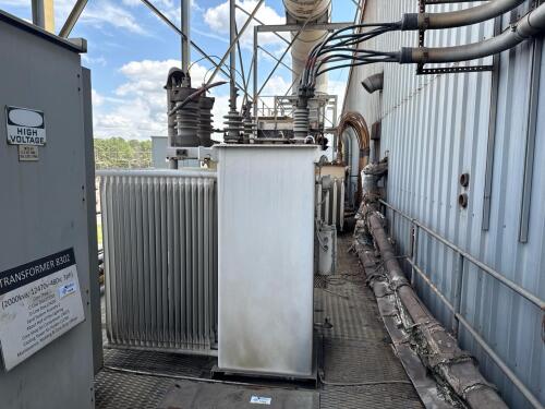 Transformer 8323 1000kva; 12470v - 600v; 1 Phase Holding Furnace