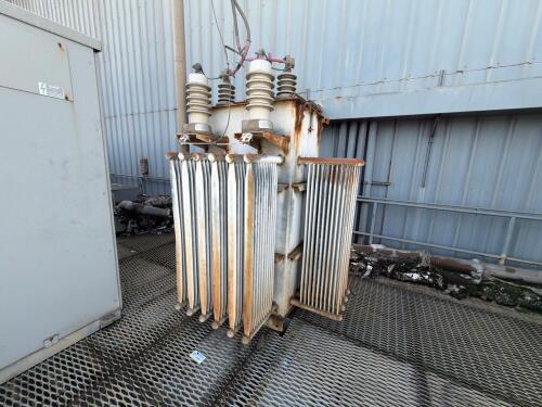 1000Kva; 12470v-600v; 1-Phase Transformer
