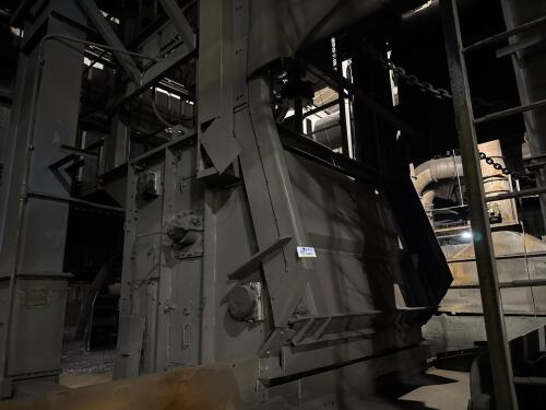 34 Cubic Foot WheelaBrator Blast Machine with Shot Elevator and Screw Feeder