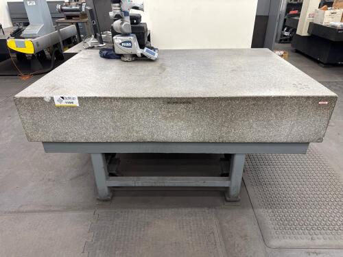 72" x 48" x 12" Granite Surface Plate With Base