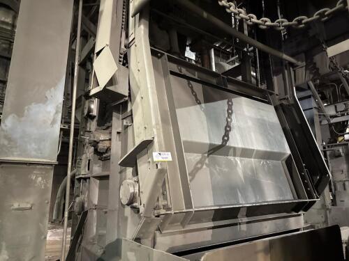 34 Cubic Foot WheelaBrator Blast Machine with Shot Elevator and Screw Feeder