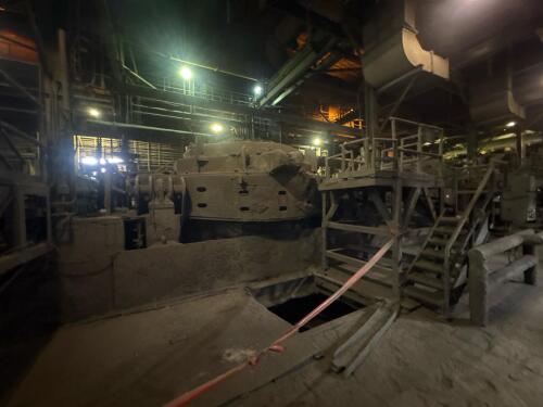 Holding Furnace, 80-Ton Capacity Channel Type