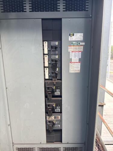 Square-D Distribution Panel Breaker Center