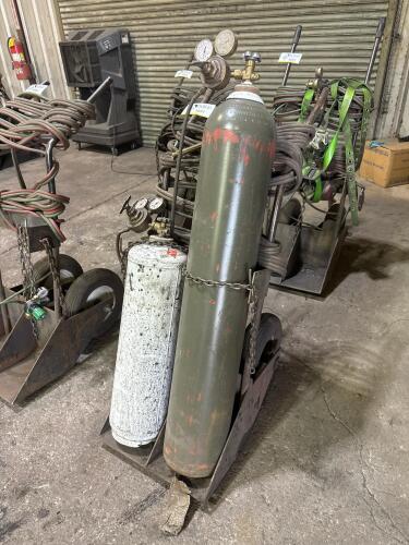 Heavy‑Duty Industrial Oxy‑Acetylene Torch Cart