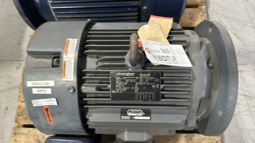 Marathon Electric Motor, Model: Mvd254Ttfna1412Aal, Hp: 15, Frame: 254Tdz, Rpm: 3550 Eff 90.2