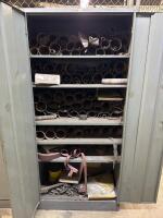 Hallowell 2-Door Industrial Cabinet w/ Assorted Abrasives - 2