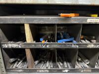 2-Door Cabinet w/ Shelving of Assorted Tooling / End Mills - 5