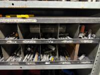 2-Door Cabinet w/ Shelving of Assorted Tooling / End Mills - 6