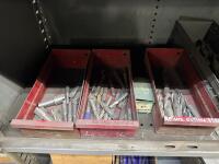 2-Door Cabinet w/ Shelving of Assorted Tooling / End Mills - 8