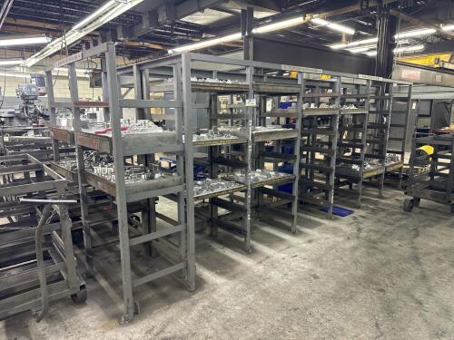 (4) Steel Mold Casting Storage Shelves
