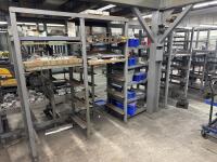 (4) Steel Mold Casting Storage Shelves - 3