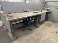 (2) Wood Top Work Benches