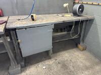 (2) Wood Top Work Benches - 2