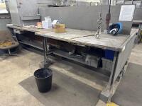 (2) Wood Top Work Benches