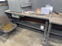 (2) Wood Top Work Benches - 2
