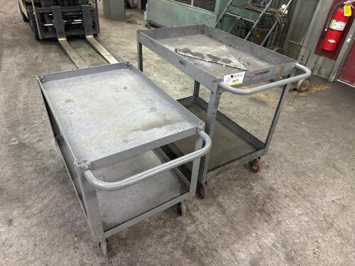 (2) Steel Utility Carts