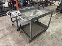 (2) Steel Utility Carts - 2
