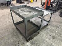 (2) Steel Utility Carts - 3