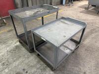 (2) Steel Utility Carts - 4