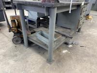 Metal Frame Wood Top Work Bench - 2