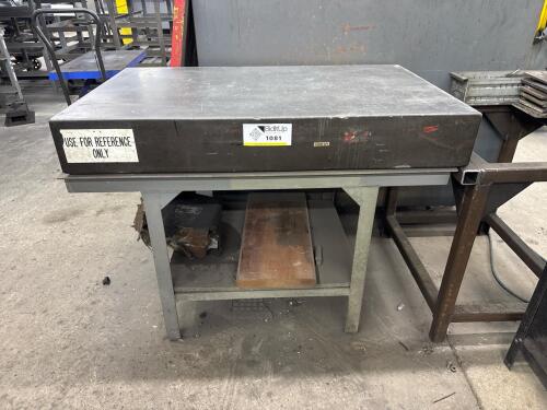 48"x 30" x 7" Granite Surface Plate with Stand