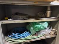 Hallowell 2-Door Industrial Cabinet w/ Assorted Maintenance Supplies - 2