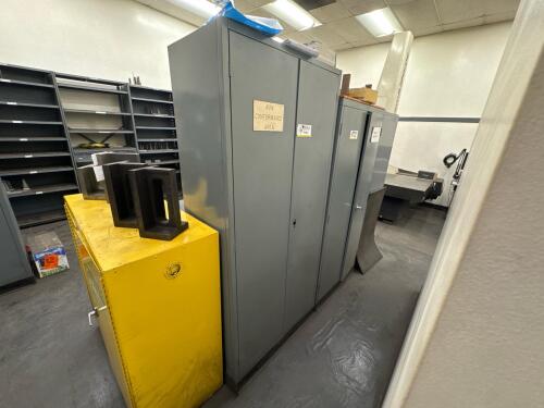 2-Door Cabinet with Assorted Metrology Tooling Contents