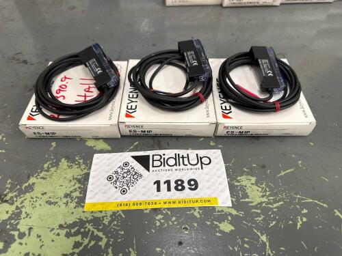 (3) Keyence ES‑M1P Proximity Sensor Amplifier