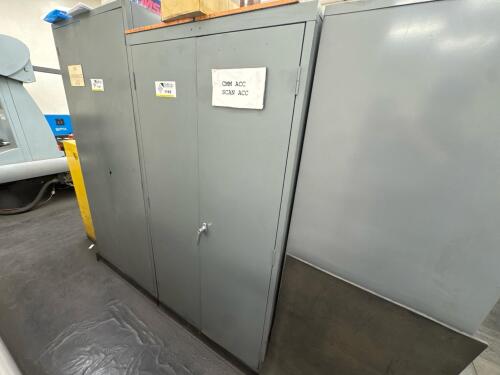 2-Door Cabinet with Assorted Metrology Tooling Contents
